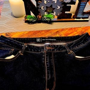 Size 17 NO BOUNDARIES STRAIGHT LEG DARK BLUE JEANS